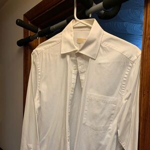 Michael Kors men’s medium white button down dress shirt